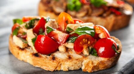 livraison bruschettas à 50400 Granville